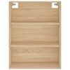 vidaXL Highboard Sonoma Oak 69.5x34x180 cm Engineered Wood