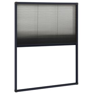 vidaXL Plisse Insect Screen for Windows Aluminium Anthracite 60x80cm