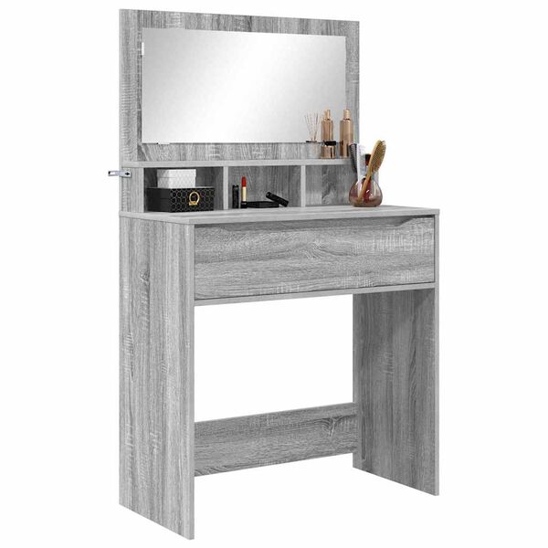 vidaXL Bedroom Dressing Tables Grey Sonoma 80 x 39.6 x 135 cm