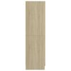 vidaXL Wardrobe Sonoma Oak 82.5x51.5x180 cm Engineered Wood