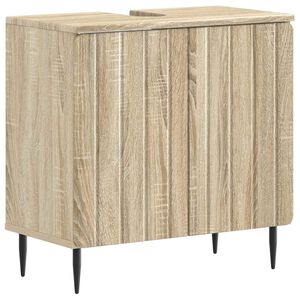 vidaXL Bathroom Sink Cabinet ZWOLLE Sonoma Oak 59.5 x 31.5x 59 cm