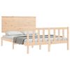 vidaXL Bed Frame without Mattress 140x200 cm Solid Wood Pine