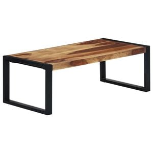 vidaXL Coffee Table | Natural wood colour + black
