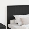 vidaXL Headboard with Headboard Black Oak 75 cm Engineered wood