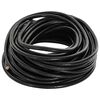 vidaXL Leather Cord Black &Oslash;5 mm x 50 m Leather