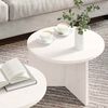 vidaXL Coffee Table 2 pcs White Solid Pine wood