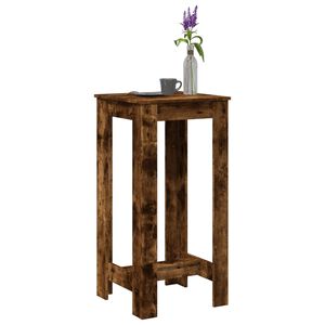 vidaXL Bar Table Smoked Oak 51x50x103,5 cm Engineered Wood