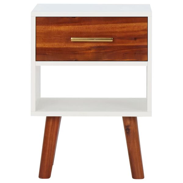 vidaXL Bedside Cabinets 2 pcs Solid Acacia Wood 40x30x57 cm