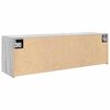 vidaXL Bathroom Wall Cabinet Grey Sonoma 100x25x30 cm Engineered Wood