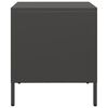 vidaXL Bedside Cabinets 2 pcs Black 35x39x43.5 cm Steel