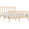 vidaXL Bed Frame without Mattress 120x190 cm Small Double Solid Wood