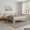 vidaXL Bed Frame without Mattress 140x200cm Solid Wood Pine