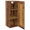 vidaXL Wall Mounted Cabinet Old Wood 34.5 x 34 x 90 cm Engineered Wood