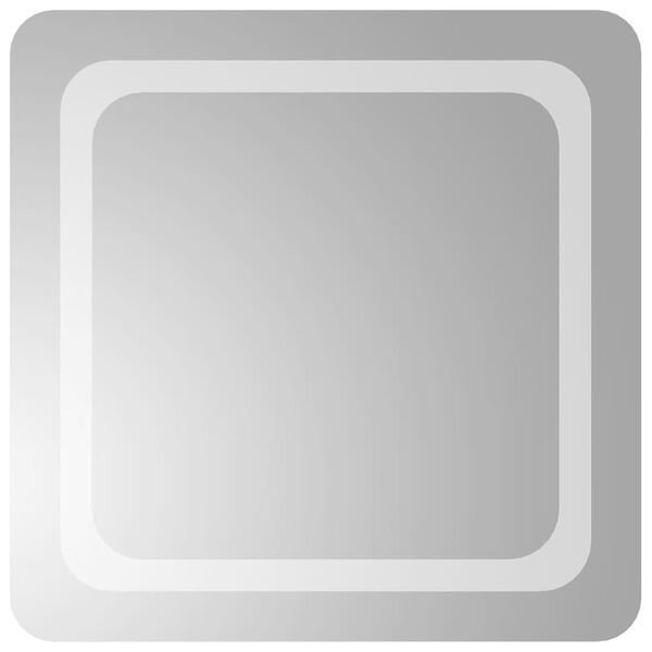 vidaXL LED Bathroom Mirror 50x50 cm