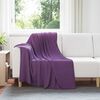 vidaXL Throw Blankets 24 pcs Purple 170 x 130 cm Fleece