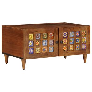 vidaXL Coffee Table Brown 80 x 50 x 40 cm Solid Mango Wood