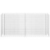 vidaXL Gabion Raised Bed Galvanised Steel 180x30x90 cm