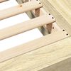 vidaXL Bed Frame without Mattress Sonoma Oak 90x190 cm Single