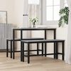 vidaXL Dining Bench Grey Sonoma 100 x 32.5 x 48.5 cm