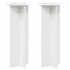 vidaXL Plant Stand 2 pcs High Gloss White &Oslash;40 x 100 cm Engineered Wood