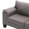 vidaXL Sofa Taupe 4-Seater Fabric