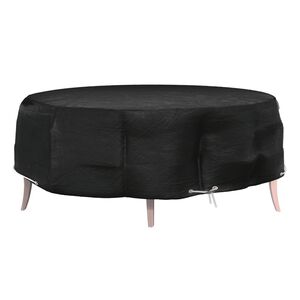 vidaXL Island Lounge Cover 8 Eyelets &Oslash;188x50 cm Round