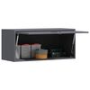 vidaXL Wall Cabinet for Garage with Gas-lift Door Anthracite
