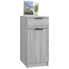 vidaXL Desk Cabinet Grey Sonoma 33.5x50x75 cm Engineered Wood
