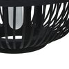 vidaXL Pendant Lamp Black Willow 40 W 30x22 cm Globe E27
