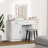 vidaXL Dressing Table with Door White 50 x 41 x 135 cm Engineered Wood