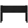 vidaXL Garden Planters 2 pcs Black 110x31x70 cm Solid Pinewood