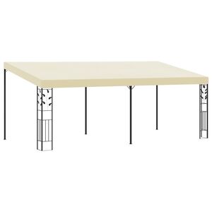 vidaXL Wall-mounted Gazebo 6x3x2.5 m Cream