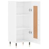 vidaXL Sideboard High Gloss White 34.5x34x90 cm Engineered Wood
