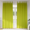 vidaXL Blackout Curtains with Rings 2 pcs Green 225 x 140 cm Polyester