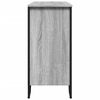 vidaXL Sideboard Grey Sonoma 101x35.5x74.5 cm Engineered Wood