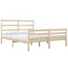 vidaXL Bed Frame without Mattress Solid Wood Small Double