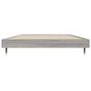 vidaXL Bed Frame without Mattress Grey Sonoma 90x200 cm Engineered Wood