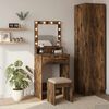 vidaXL Dressing Table Smoked Oak 50 x 41 x 135 cm Engineered Wood