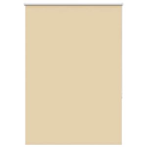 vidaXL Roller Blind Blackout Beige 110x130 cm Fabric Width 105.7 cm Polyester