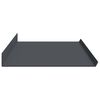 vidaXL Floating Shelf 2 pcs Anthracite 100 x 18 x 2.5 cm Steel