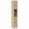 vidaXL Bathroom Cabinet with Storage Sonoma Oak 30 x 35 x 192 cm