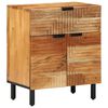 vidaXL Bedside Cabinet Brown 50 x 33 x 60 cm Solid acacia wood