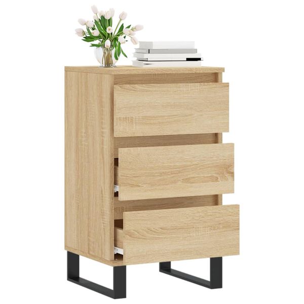 vidaXL Sideboard Sonoma Oak 40x35x70 cm Engineered Wood