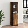 vidaXL Highboard Old Wood 35 x 37 x 142 cm Engineered Wood
