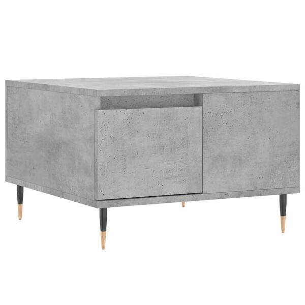 vidaXL Coffee Table Concrete Grey 55x55x36.5 cm Engineered Wood