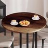vidaXL Table Top Light brown Ø 90 x 2.5 cm Solid oak wood