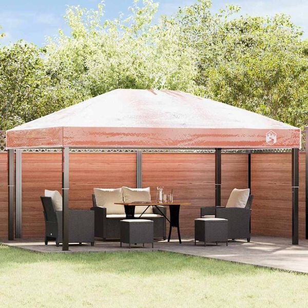vidaXL Gazebo Cover Replacement Transparent 400 x 300 x 32 cm PVC