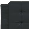 vidaXL Bed Frame without Mattress "Zadar" Black 100x203 cm Faux Leather