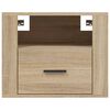 vidaXL Wall-mounted Bedside Cabinet Sonoma Oak 50x36x40 cm