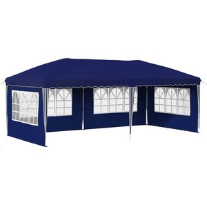 vidaXL Pop-up Party Tent 575 x 289 x 245 cm Blue